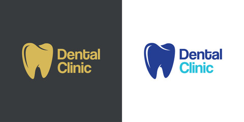 Dental creative idea logo wordmark. Dental Health, dental care and dental clinic. Logo for health, dentist and clinic.