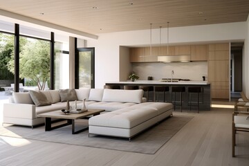 Modern minimalist home furniture architecture building.