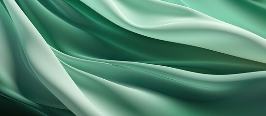 Obraz premium A surgical green drape fabric with a white area for text or other content. Copyspace image