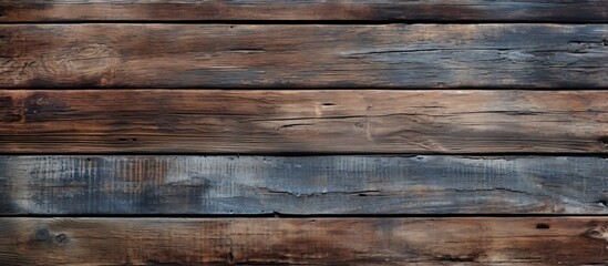 Fototapeta premium Aged boards with a worn weathered appearance Copy space image