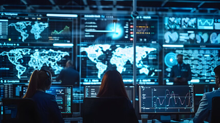 Incident Response and Cybersecurity Operations, incident response and cybersecurity operations with an image showing security teams coordinating response efforts during a cyber attack, AI