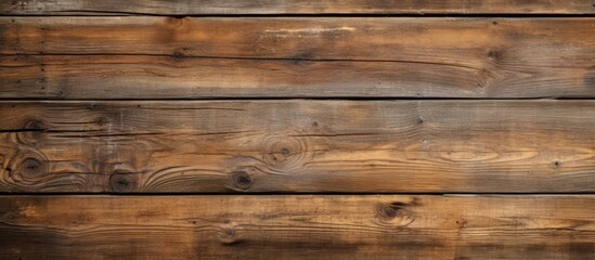 Naklejka premium An image featuring a rustic background created from aged wooden planks providing an empty space for including texts or slogans. Copyspace image