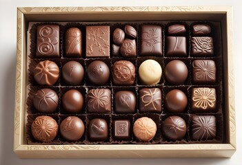 Gourmet chocolates in premium box