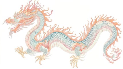 Chinese dragon animal art creativity.