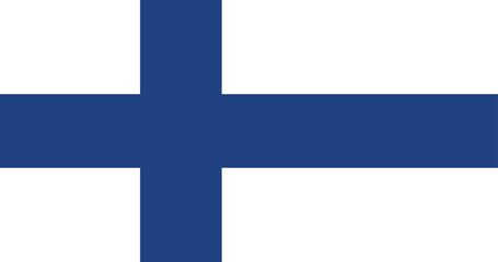 Illustration of the national flag of Finland © Art_Design