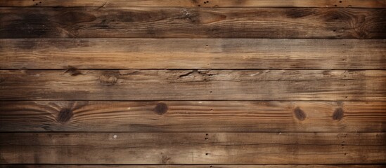 Naklejka premium A copy space image featuring aged and rustic wooden planks as a background