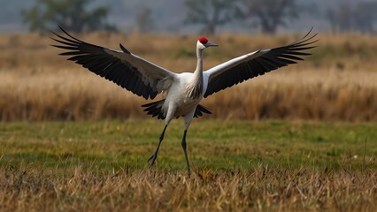 Fototapeta premium Greater Sandhill Crane