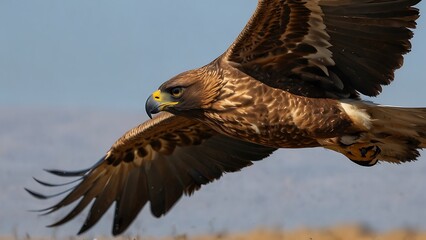 Sky Sovereign: Golden Eagle's Mountain Flight