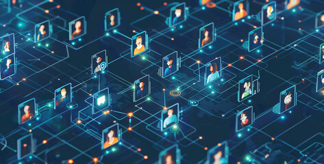 A people practicing responsible internet behavior and protecting their personal information online