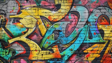 Vibrant Graffiti Art with Motivational Quotes in Dynamic Compositions