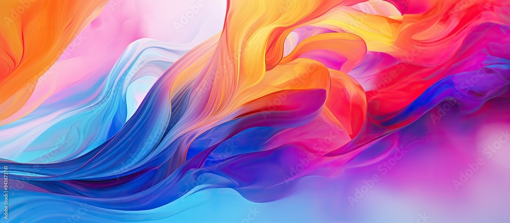Poster abstract paper colorful background. copy space available