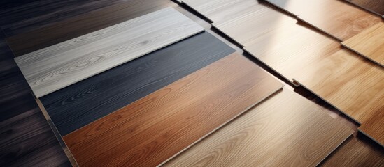 Luxury vinyl plank sheet sample for floor tiles choosing the right option by Click lock type or glue installation type