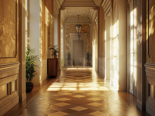 Fototapeta premium Elegant Historical Hallway