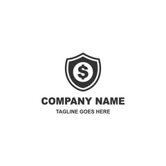 Money Safe Logo Design On White Background