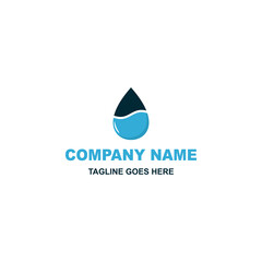 Drop Clean Logo Design On White Background