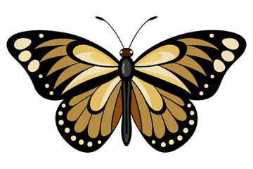 cute butterfly vector artwork illustration,