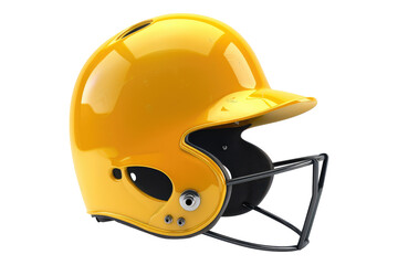 Batting helmet isolated on transparent background