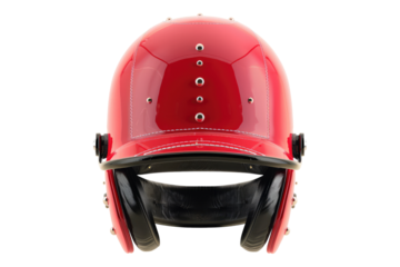 Batting helmet isolated on transparent background