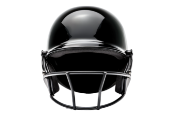 Batting helmet isolated on transparent background