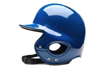 Batting helmet isolated on transparent background