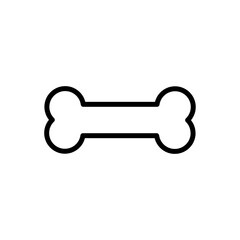 Bone Icon for Anatomy, Medical Illustrations, and Orthopedic Health Designs