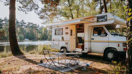 Photos of family RV holidays, RV holidays, caravan holidays.