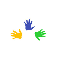 Kids Autism Hand logo