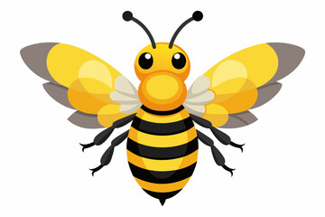 cute bee vector art work and illustration