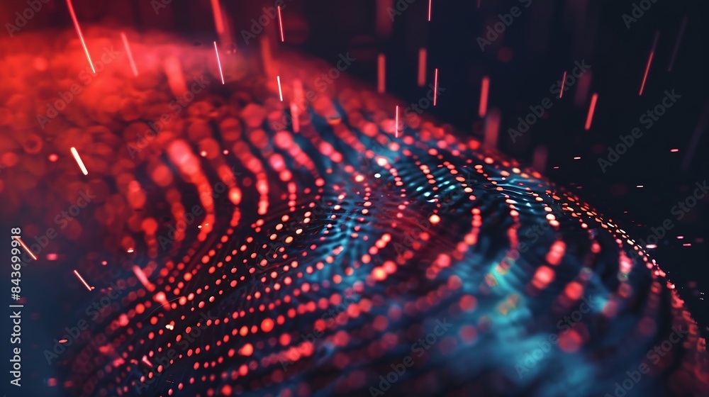 Poster fingerprint identification for digital cyber security biometrics security : Generative AI
