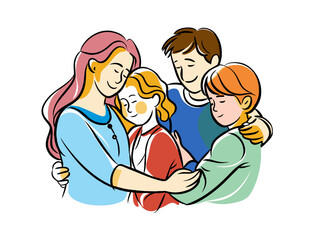 family with children