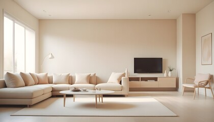 Fototapeta premium Photo interior modern design room 3D illustration