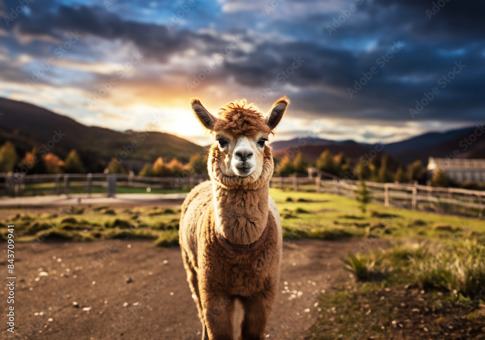 Poster Alpaca fiber's natural warmth.