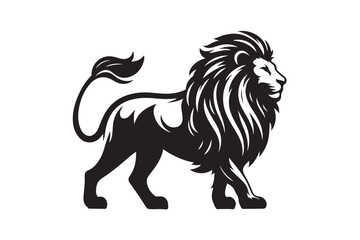  Lion silhouette vector art illustration