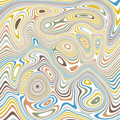 ABSTRACT ILLUSTRATION MARBLED TEXTURE LIQUIFY PSYCHEDELIC PASTEL SOFT COLORFUL DESIGN. OPTICAL ILLUSION BACKGROUND VECTOR DESIGN