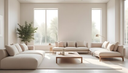 Fototapeta premium Photo interior modern design room 3D illustration