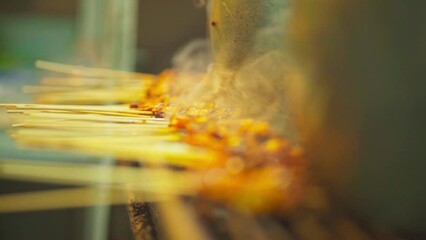 Sate or satay is a famous specialty dish in Indonesia