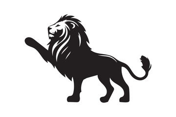  Lion silhouette vector art illustration