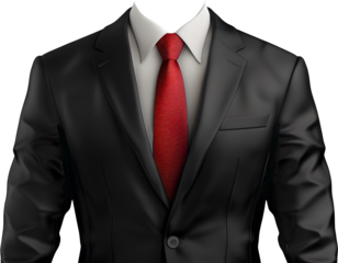 Suit and tie Transparent. businessman in suit isolated
