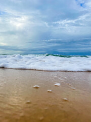 waves on the beach