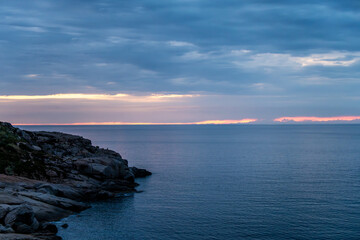 La côte rocheuse du Golfe de Cavi, Corse, France