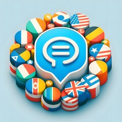 Language Learning App Icon design