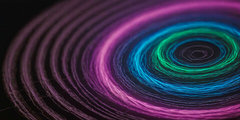 Vibrant Circular Waves