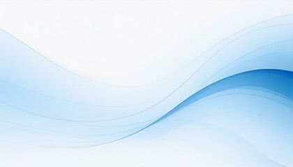 滑らかな透明感のある青色のウェーブ
