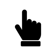 Hand cursor icon