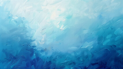 Fototapeta premium A Pastel Blue Oil Painting Background