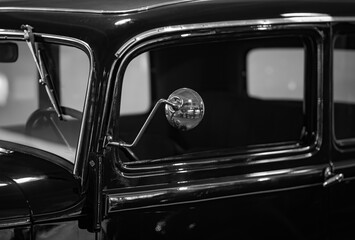 Retro and vintage old-timer car .