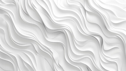 Elegant Simplicity: Soft White Background with Wavy Lines