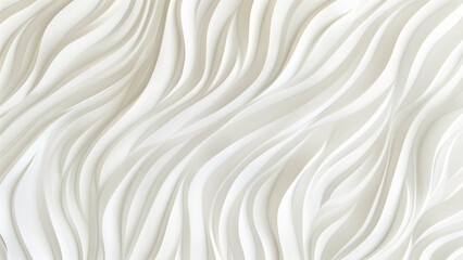 Obraz premium Elegant Simplicity: Soft White Background with Wavy Lines