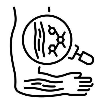 arm magnifying glass medical analysis clip art preview