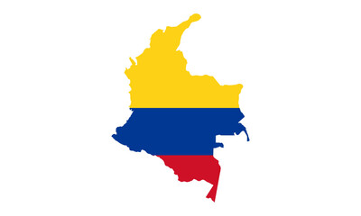 Obraz premium Map of Colombia